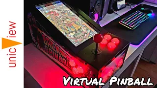UnicView Pinball Virtual / Mame 13.3" - The Best Retro Gaming Console Pandora Box