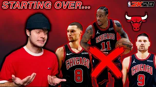Realistic Chicago Bulls Rebuild In NBA 2K23!