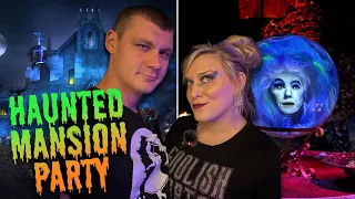 We Went To A Party INSIDE The Haunted Mansion | Disney World's Magic Kingdom Halfway To Halloween