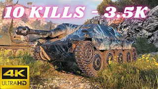Hetzer  10 Kills 3.5K Damage World of Tanks Replays ,WOT tank games