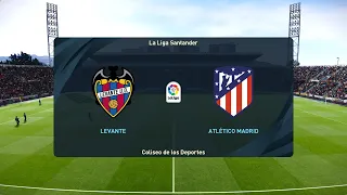 PES 2021 | Levante vs Atletico Madrid - Spain La Liga | 17/02/2021 | 1080p 60FPS