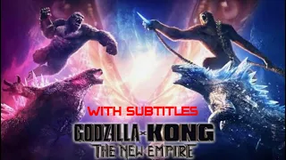 Godzilla vs Scylla but with subtitles: Godzilla x Kong the new empire