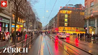 Snowy Day in Zürich Switzerland | Charming Christmas Markets in Switzerland