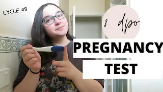 Live Pregnancy Test At 8 Dpo || All the early pregnancy tests || TTC Baby #3 Cycle #8