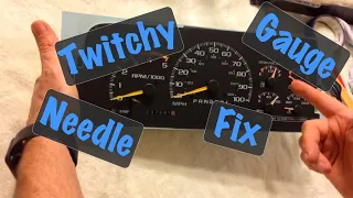 1994 - 2002 GM Truck Twitchy Erratic Crazy Fuel & Oil Gauge Needle Aircore Motor Repair (Chevy GMC)
