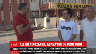 ALİ EREN KOZAN'IN, ADANA'NIN GURURU OLDU