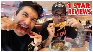 Eating At The WORST Reviewed BBQ Restaurant In Texas (1 STAR)