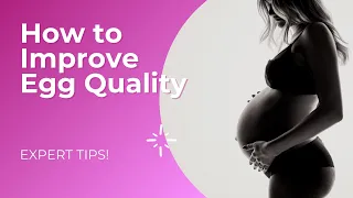 How to Improve Egg Quality to GET PREGNANT FASTER {EXPERT TIPS}