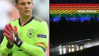 Merkel: Uefa macht Unterschied bei Regenbogen-Stadion und Armbinde von Neuer | AFP