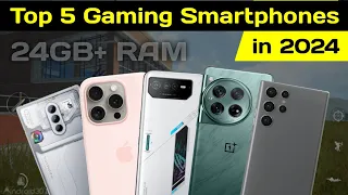 Top 5 best Gaming Phones in the world For 2024 | 24GB RAM, 1TB Storage, 200MP Camera & Much More