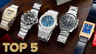 The 5 Most Important Watches Ever Made! Rolex, Audemars Piguet, Cartier, Omega, Jaeger-LeCoultre