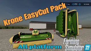 Krone EasyCut Pack  / Mod for all platforms on FS22