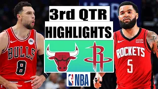 Houston Rockets VS Chicago Bulls 3rd QTR GAME HIGHLIGHTS | March 21 | 2024 NBA Season