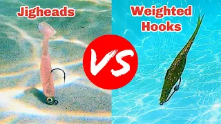 Jig Heads VS. Weighted Hooks (Underwater Footage & How To Tips)