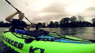 Intex K1 | Inflatable Kayak | GoPro