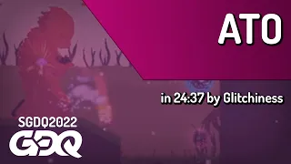 Ato by Glitchiness in 24:37 - Summer Games Done Quick 2022