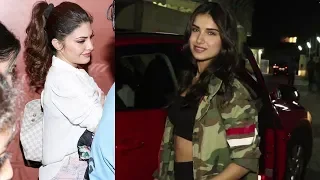 Jacqueline Fernandez and Tara Sutaria spotted enjoying at PVR in Juhu