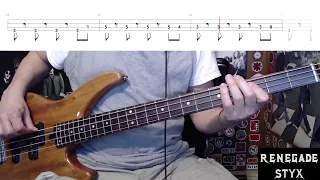 Renegade by Styx - Bass Cover with Tabs Play-Along
