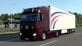 ETS2 1.41 - Euro Truck Simulator 2 - Mercedes Actros MP4 - Madrid (E) to Bayonne (F)