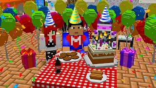 CELEBRAMOS MI FIESTA DE CUMPLEAÑOS EN MINECRAFT TROLL 🎂🥳