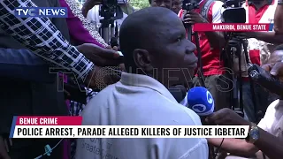 Police Arrest, Parade Alleged #illers Of Justice Igbetar