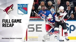 Arizona Coyotes vs New York Rangers | Oct.22, 2019 | Game Highlights | NHL 2019/20. Обзор НХЛ