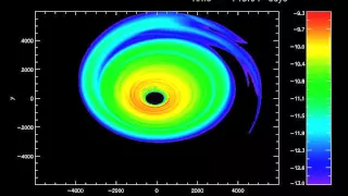 Black hole surrounded by an accretion disc