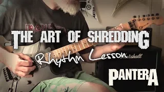 Pantera - The Art Of Shredding Rhythm Guitar Lesson