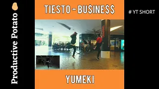[DANCE IN PUBLIC] 'BUSINESS' - Tiesto [YUMEKI Choreography] (Covered by KA$H) #SHORTS