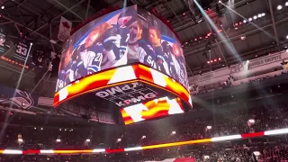 National Anthem - Winnipeg Jets vrs Vancouver Canucks, March 9, 2024 at the Rogers Arena, BC