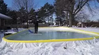 Three tips for keeping your backyard rink smooth all winter long