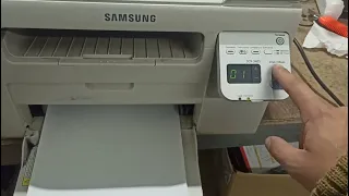 Samsung SCX-3405 test print