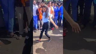 huchal crazy girl teenmar dance l Hyderabad teenmarr dance l2022 Hyderabad pad band