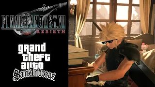 Cloud plays "GTA San Andreas Theme Song" - Final Fantasy VII Rebirth