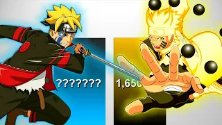 Boruto VS Naruto POWER LEVELS - Naruto/Naruto Shippuden/Boruto NNG