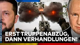 SELENSKYJ: Erst Truppenabzug, dann Verhandlungen! - PUTIN irritiert gleich mehrfach | UKRAINE-KRIEG