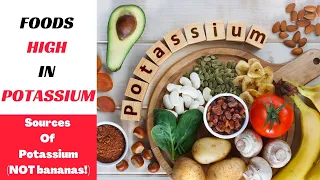 Potassium Rich Foods || Fruits High In Potassium || Sources Of Potassium