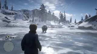 Jack Marston takes on a grizzly bear - Red Dead Redemption 2