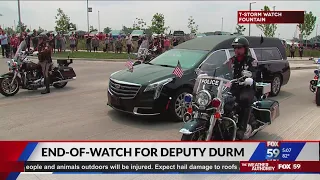 10-42 final radio call played for Marion County Sheriff’s Deputy John Durm