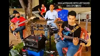 CINTA KRISTAL - cover by Malaysians Hits List Band feat. MR.MAMAN on vocal & LAN PET PET on drum 🤟