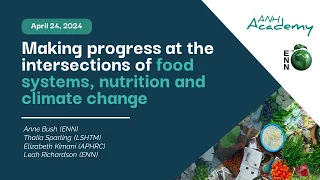 Webinar: Making progress at the intersections of food systems, nutrition and climate change