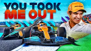 Playing F1 2020 with Lando Norris