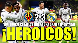 ¡BRUTAL REMONTADA DEL MADRID LIDERADA POR UN GRAN CEBALLOS! | VILLARREAL 2-3 REAL MADRID | RESUMEN