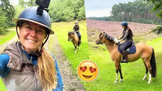 EERSTE BUITENRIT met AXX & OVERSTROMING THUIS! | felinehoi VLOG #593