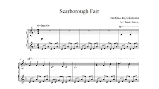 Scarborough Fair 💚 Piano Solo