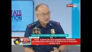 SONA: Panayam kay P/Gen. Oscar Albayalde, chief ng Philippine National Police | #Eleksyon2019