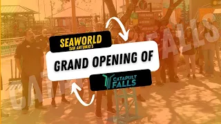 SeaWorld Catapult Falls Grand Opening and Ribbon Cutting