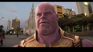 Avengers Infinity War  en cali, chroma key, Green Screen Effect