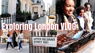 Exploring London Belgravia & Knightsbridge on a sunny spring day of lockdown/Visualisation of a Mum