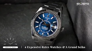 4 Expensive Rolex Watches You Should Look Out For & A Grand Seiko | Bob's Watch Talk